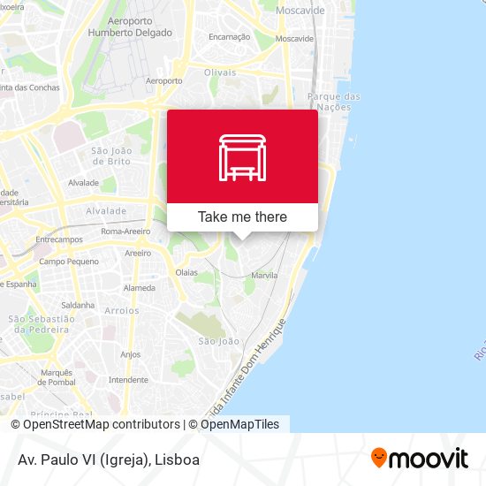 Av. Paulo VI (Igreja) mapa