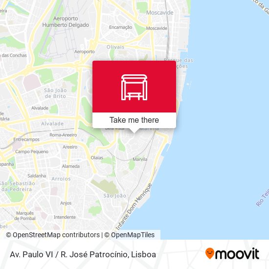 Av. Paulo VI / R. José Patrocínio map