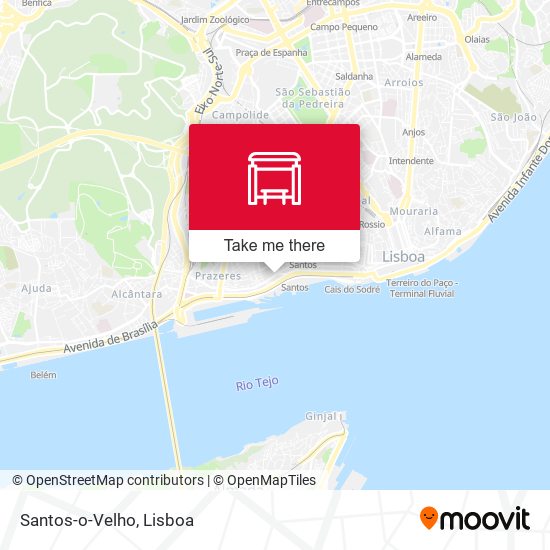 Santos-o-Velho mapa