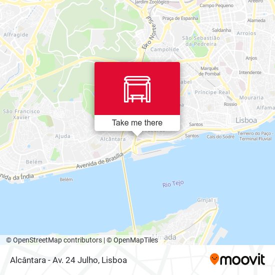 Alcântara - Av. 24 Julho map