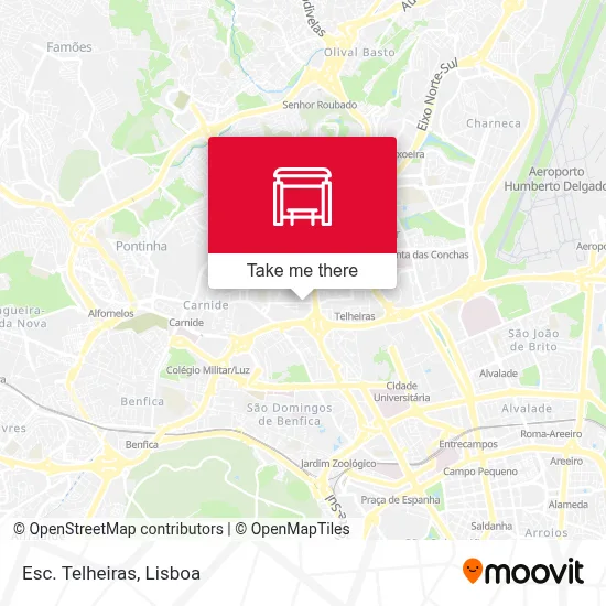 Esc. Telheiras map
