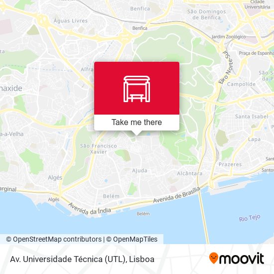 Av. Universidade Técnica (UTL) map