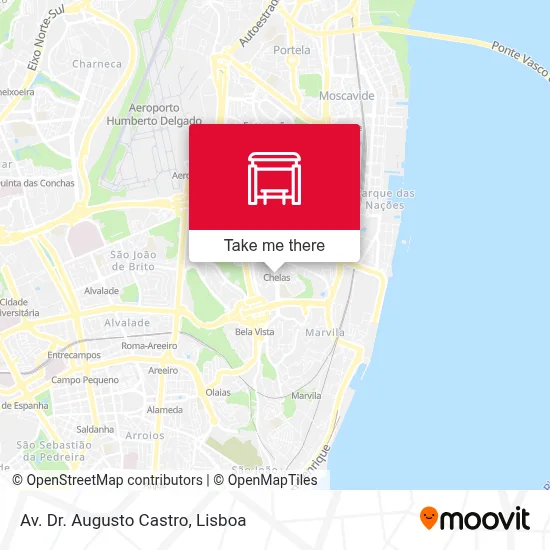 Av. Dr. Augusto Castro map