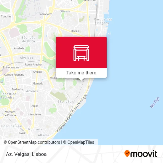 Az. Veigas map