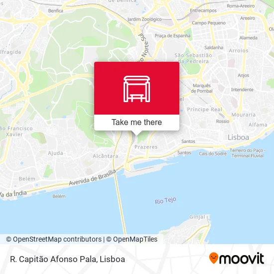 R. Capitão Afonso Pala map