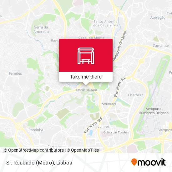 Sr. Roubado (Metro) mapa