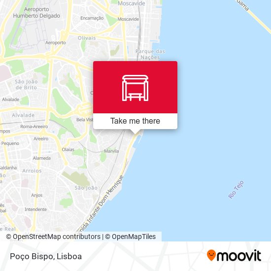Poço Bispo mapa