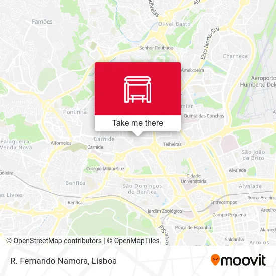 R. Fernando Namora map