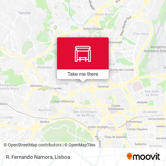 R. Fernando Namora mapa