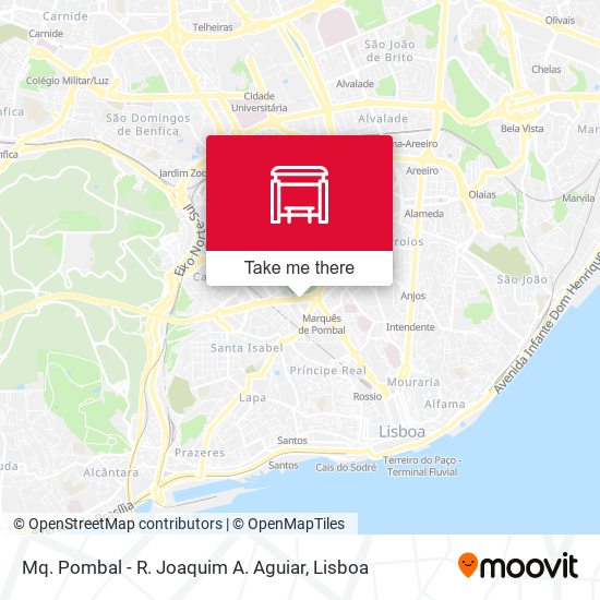 Mq. Pombal - R. Joaquim A. Aguiar mapa