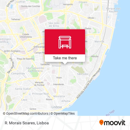 R. Morais Soares mapa