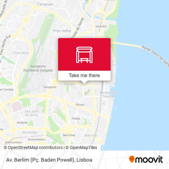 Av. Berlim (Pç. Baden Powell) mapa