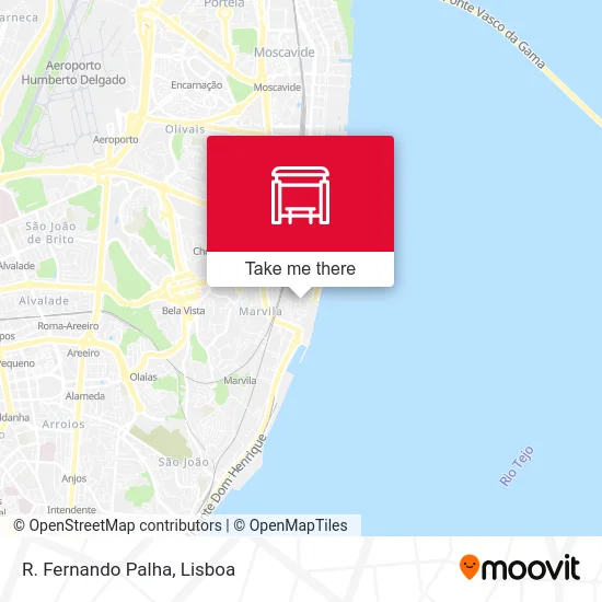 R. Fernando Palha map