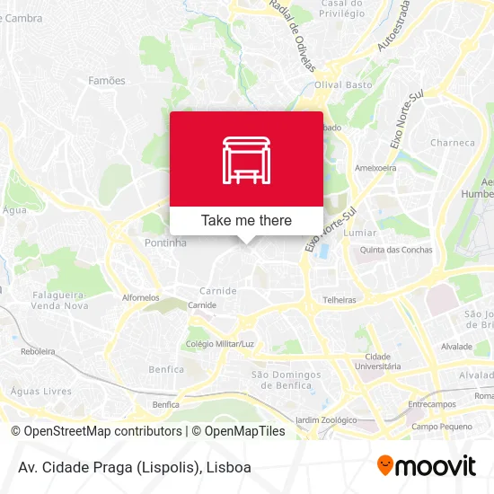 Av. Cidade Praga (Lispolis) map