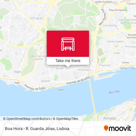 Boa Hora - R. Guarda Jóias mapa