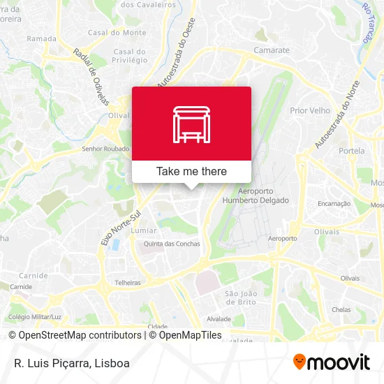 R. Luis Piçarra map