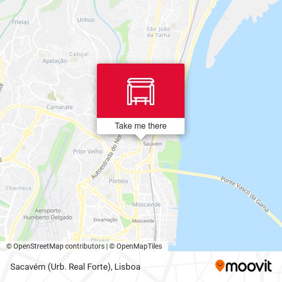 Sacavém (Urb. Real Forte) map