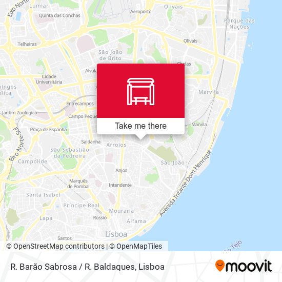 R. Barão Sabrosa / R. Baldaques map