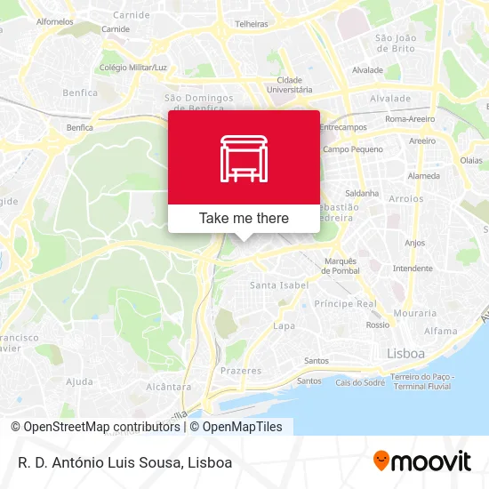 R. D. António Luis Sousa map