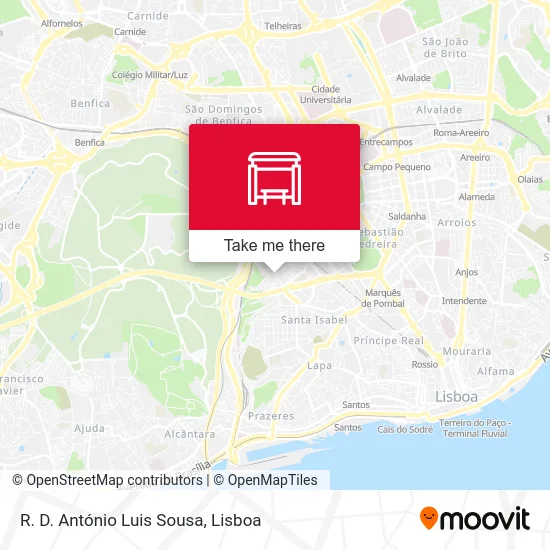 R. D. António Luis Sousa map
