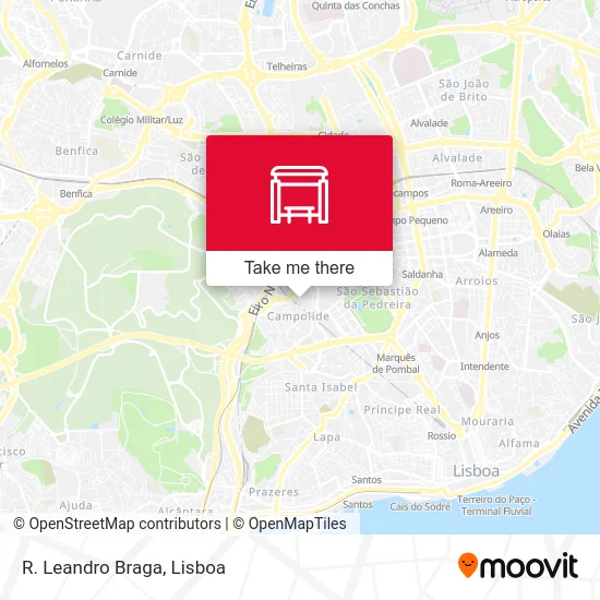 R. Leandro Braga map