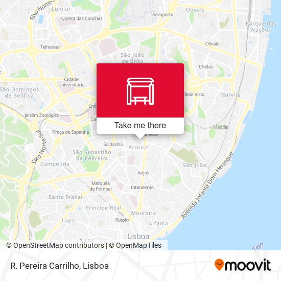 R. Pereira Carrilho mapa