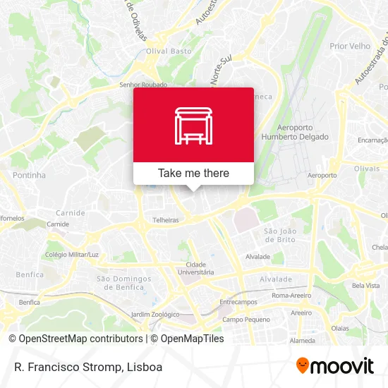 R. Francisco Stromp map