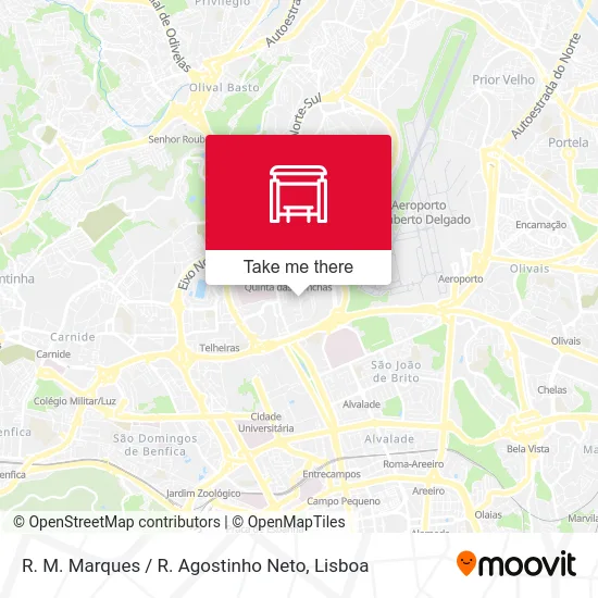 R. M. Marques / R. Agostinho Neto map