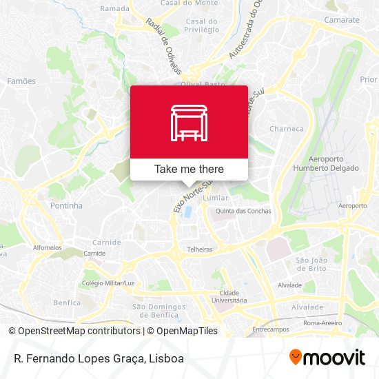 R. Fernando Lopes Graça mapa