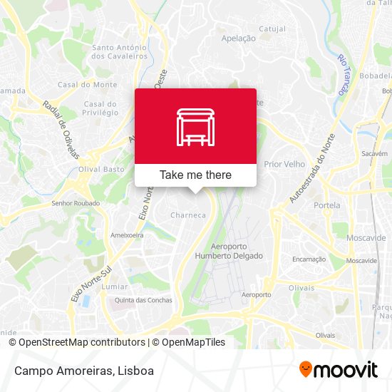 Campo Amoreiras mapa