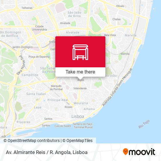 Av. Almirante Reis / R. Angola map