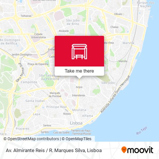 Av. Almirante Reis / R. Marques Silva map