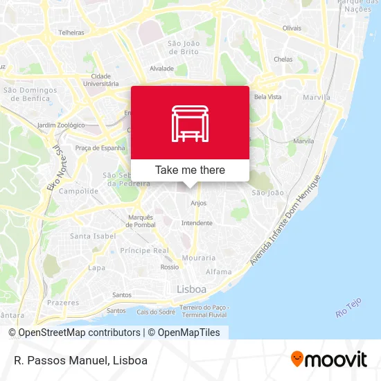 R. Passos Manuel map