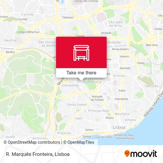 R. Marquês Fronteira map