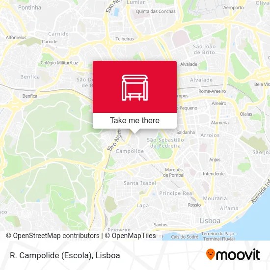 R. Campolide (Escola) map