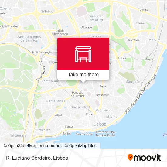 R. Luciano Cordeiro map