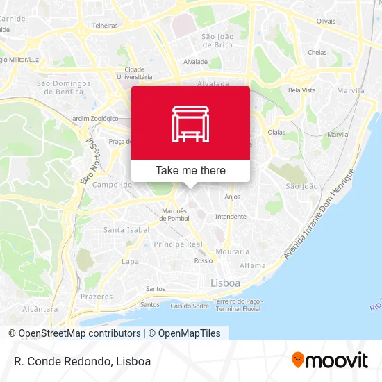 R. Conde Redondo map