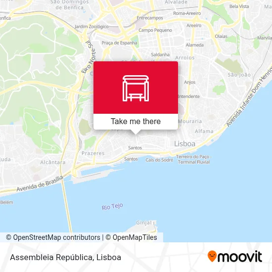 Assembleia República map