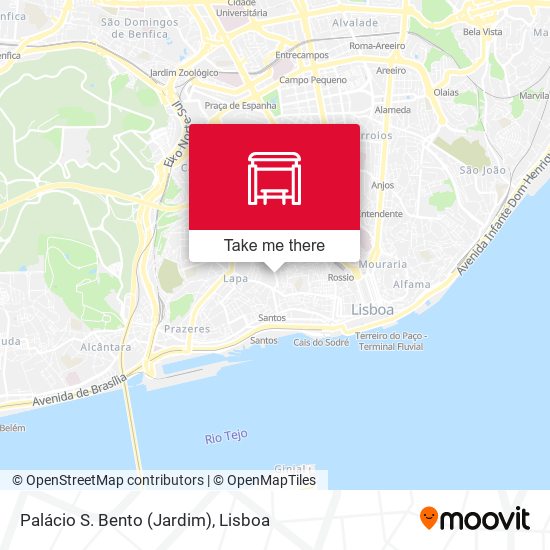 Palácio S. Bento (Jardim) map