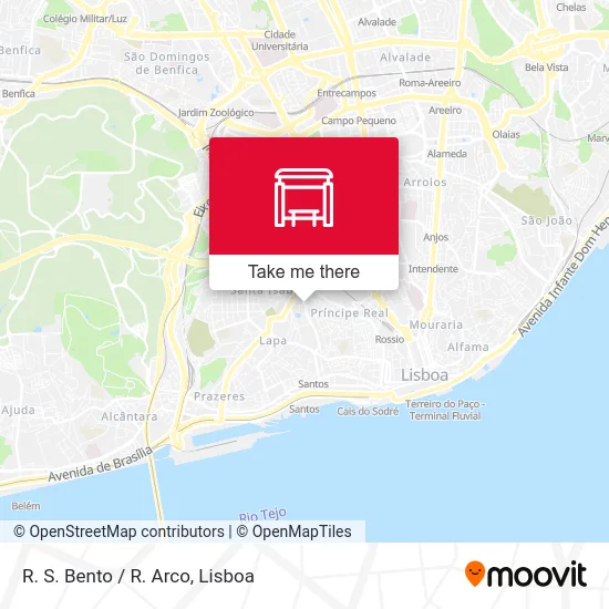 R. S. Bento / R. Arco map