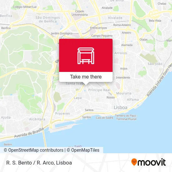R. S. Bento / R. Arco map