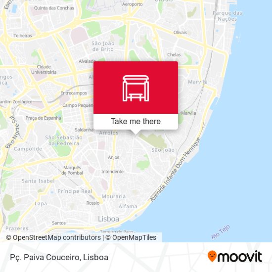 Pç. Paiva Couceiro mapa