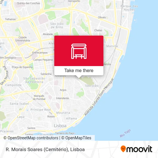 R. Morais Soares (Cemitério) map