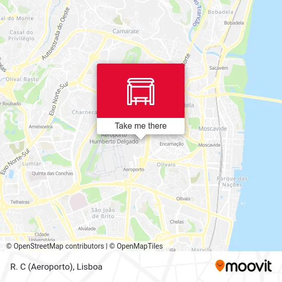 R. C (Aeroporto) map