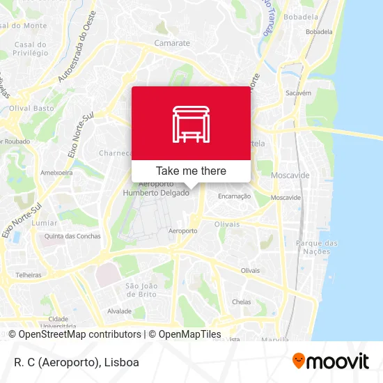 R. C (Aeroporto) map