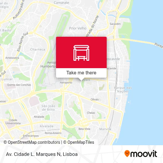 Av. Cidade L. Marques N map