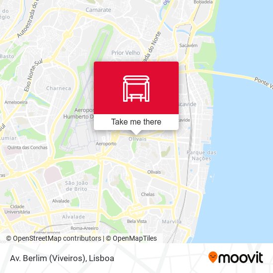 Av. Berlim (Viveiros) mapa