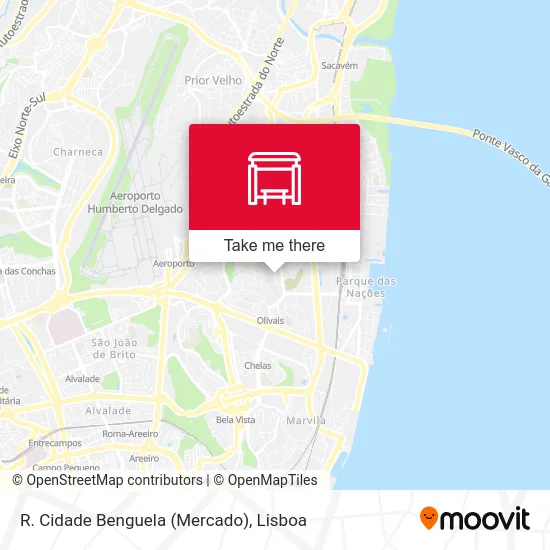 R. Cidade Benguela (Mercado) map