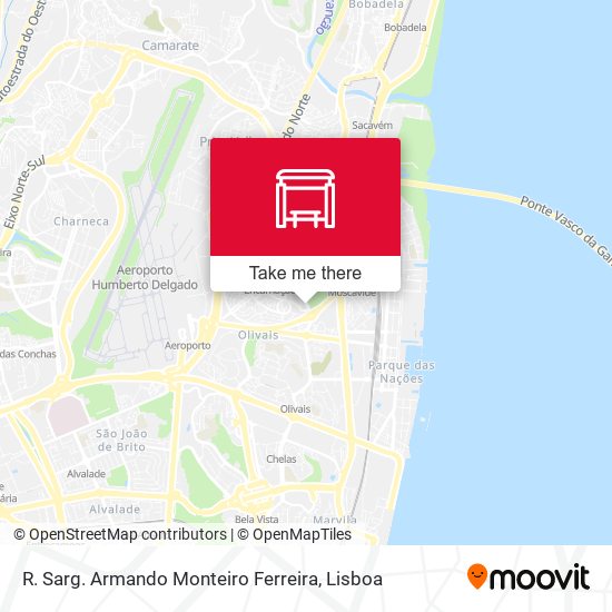 R. Sarg. Armando Monteiro Ferreira map