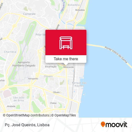 Pç. José Queirós mapa